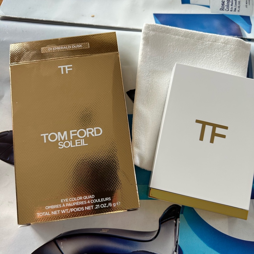 🌺Tom Ford Emerald Dusk Soleil Eye Color Quad Eyeshadow Palette 6g fresh new